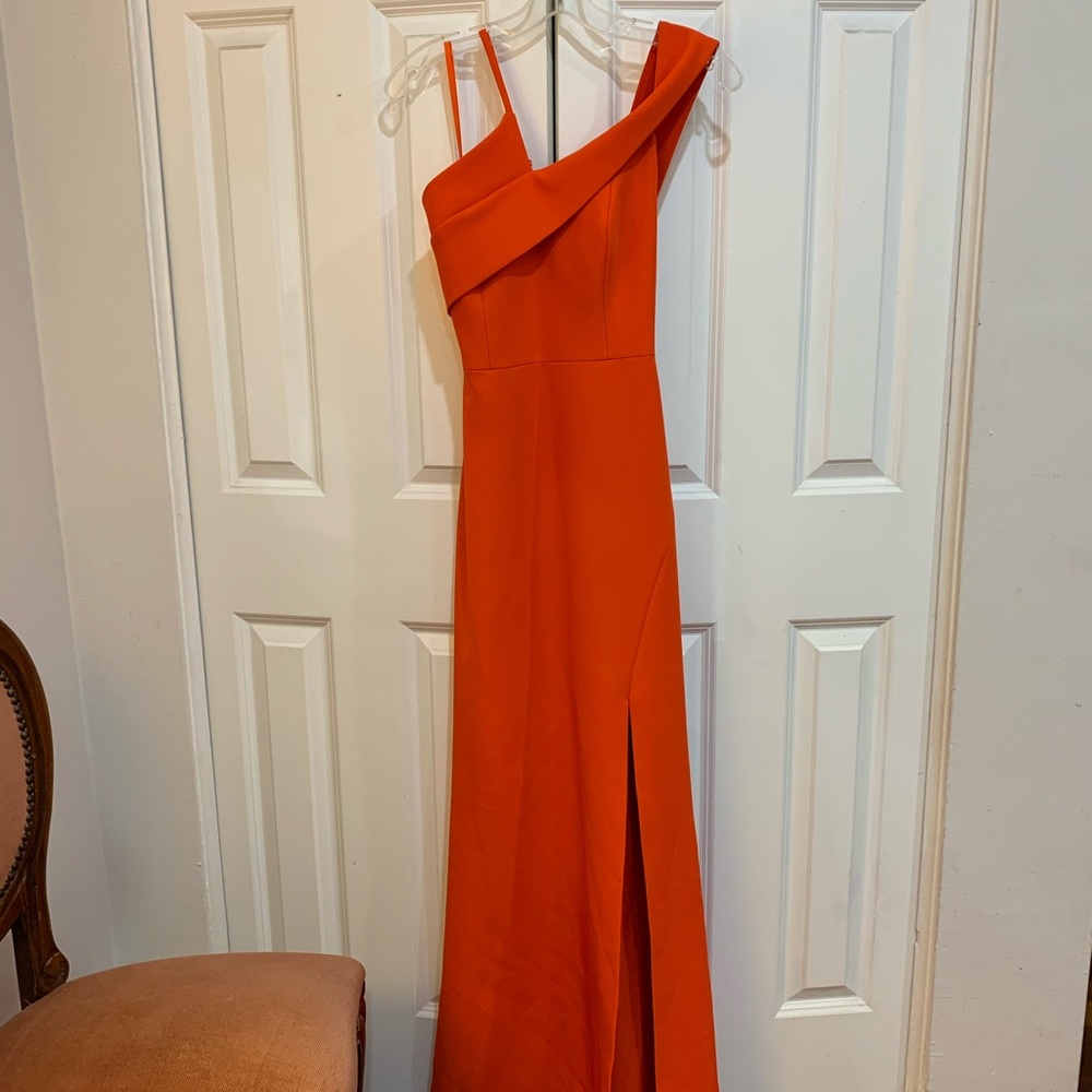BCBG MAXAZRIA ELEGANT DRESS ORANGE
